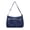 Deep Blue, variant on Women's Denim Crossbody Shoulder Bag, Large Capacity Jean Purse with Multiple Pockets, Adjustable Strap Handbag