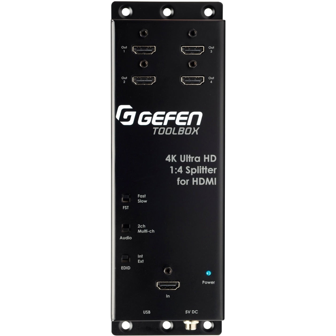 その他 Gefen Ultra HD 4K 1:4 HDMI Splitter Gefen GTB-HD4K2K-144C-BLK 4K Ultra HD 1-4 Splitter for Hdmi&