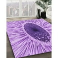 thumbnail image 3 of Ahgly Company Machine Washable Indoor Rectangle Transitional Pastel Purple Pink Area Rugs, 6' x 9', 3 of 7