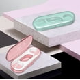 thumbnail image 3 of 2pc Reusable Dental Picks | Pink and Green Travelling Storage | Flossing Kit | Floss Picks for Teeth, 3 of 5