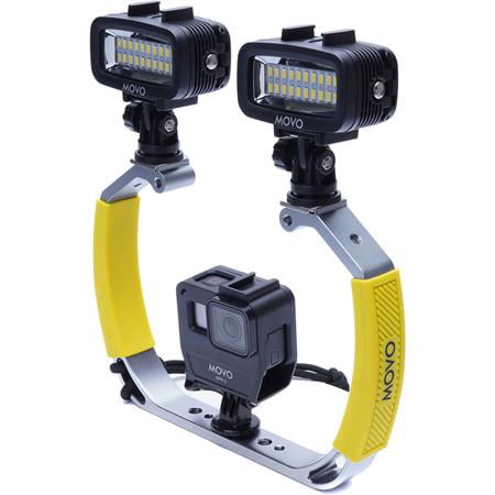 GoPro Movo XL Diving Rig Bundle with Waterproof LED Lights Compatible with GoPro ... 