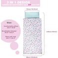 thumbnail image 2 of chalian - Nap Mat with Removable Pillow and Soft Blanket, Lightweight Daycare Preschool Kindergarten Sleeping Bag, Travel Slumber for Kids Girls Boys, 2 of 7