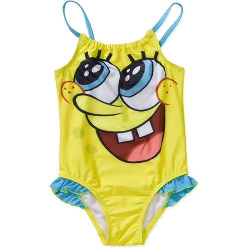 spongebob one piece bathing suit