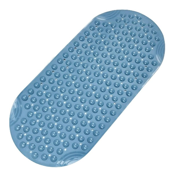 Alfombra de baño Inteprter antideslizante de plástico azul 88 * 40 cm