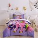 thumbnail image 1 of 3D de dibujos animados de animales Unicornio Funda de edredón Juego de ropa de cama Funda de edredón Fundas de almohada, 1 of 10