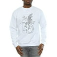 thumbnail image 3 of Harry Potter Mens Dragon Line Art Sweatshirt, 3 of 5
