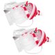 thumbnail image 5 of 2 luces nocturnas navideñas con carga USB, diseño de muñeco de nieve colorido y brillante, ideales para dormitorio o sala de estar., 5 of 8