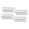 thumbnail image 1 of Juego de 4 escurridores de utensilios, soporte para costillas, estante de almacenamiento, inoxidable, multiusos Estante para platos negro, 1 of 9