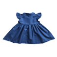 thumbnail image 2 of MesaSe Robe en Jean Princesse pour Bébés Filles Robes de Fête Décontractées, 2 of 5