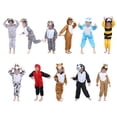 thumbnail image 3 of EeaseMX Disfraz de cebra para niños Disfraces de animales para Halloween Cosplay Performance - Talla M para altura 90-105 cm, 3 of 4