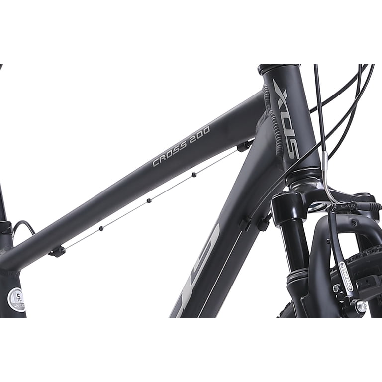 XDS, Cross 200 Hybrid City Commuter Bike, 700C, Matte Black