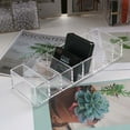 thumbnail image 3 of Data Cable Storage Box Transparent Split Storage Box Charging Cable Manager Desktop Large-Capacity Power Cable Sorting Box, 3 of 5