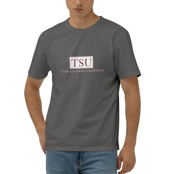Texas Southern University Men'S 170g Combed Cotton Short Sleeve T-Shirt