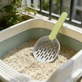thumbnail image 6 of Cat Litter Scoop, Litter Sifter Scoop with Hollow Grid for Pine Pellets,ABS Plastic Kitty Litter Scooper Durables Mesh Scooped Easys To Clean Suitable For Litter Boxes 10.23x4.33in, 6 of 6