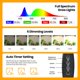 thumbnail image 5 of Mosthink Luces LED de Cultivo para Plantas 16" 6500K Espectro Completo Paquete de 4, 5 of 6