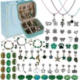 thumbnail image 1 of 66Pcs Bracelet Making Kit Charm Jewelry Making Kit Bracelet Crafts Jewelry Making Supplies Including Beads Pendants Ropes Br, 1 of 8