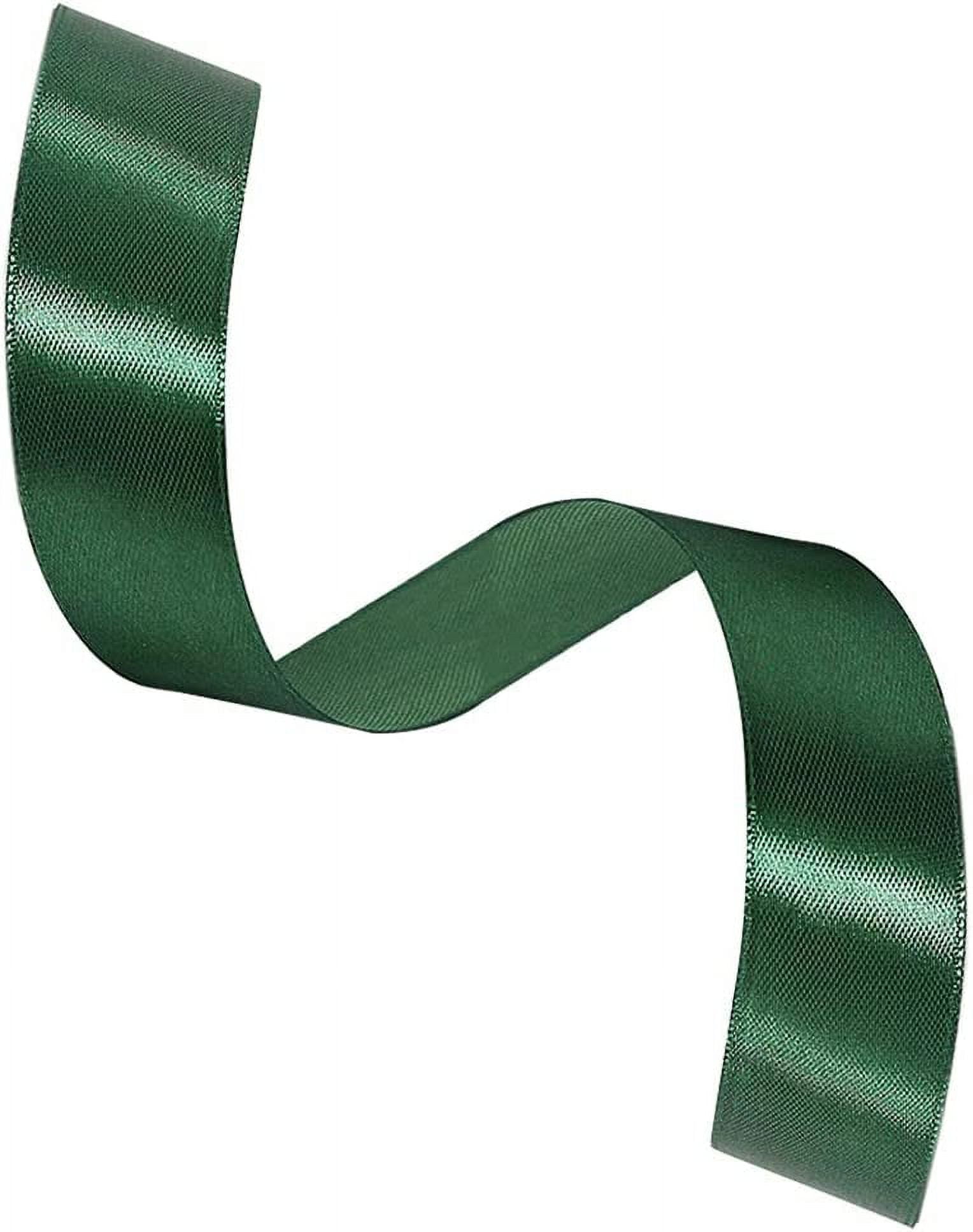 Dark green 5/8''15mm 25 Yards Silk Satin Ribbon Wedding decorative