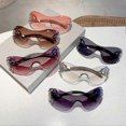thumbnail image 3 of UV400 Snake Mirror Leg Sunglasses Personalized Eyes Protective Goggles for Women Men, 3 of 5