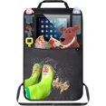 thumbnail image 2 of Organizador de coche, protectores de asiento de coche, protector de asiento impermeable con almacenamiento multibolsillo y soporte transparente para tableta, 1 Uds., 2 of 5