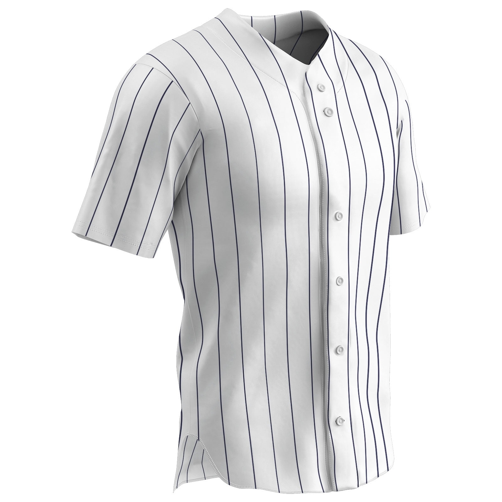 Champro Ace Youth Baseball Jersey, M / White/Navy