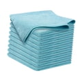 thumbnail image 4 of 10 paños de limpieza de microfibra, toalla de limpieza para platos húmedos y secos, toalla absorbente para platos, ollas de oficina y lavar platos. Azul, 4 of 8
