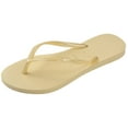 thumbnail image 6 of Havaianas Women's Slim Flip Flops - Spring and Summer Pool Sandals for Women - Buttercream, 9/10, 6 of 6