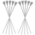 thumbnail image 1 of ELAYARD 10Ud De Flor Artificial En PVC Para Arreglos Decorativos Color Plata, 1 of 8