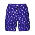 thumbnail image 4 of Lsque Mens Swim Trunks Beautiful Purple Snowflakes Pattern - Bathing Suit Compression Liner - Beach Swim Shorts Swimwear - (S-3XL) - Stretch Quick Dry -X-Large, 4 of 9
