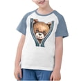 thumbnail image 4 of RXIRUCGD 2025 Vêtements d'Été pour Enfants Tout-Petits Garçons Filles Mode Mignon Col Rond Imprimé Manches Courtes Haut, 4 of 7