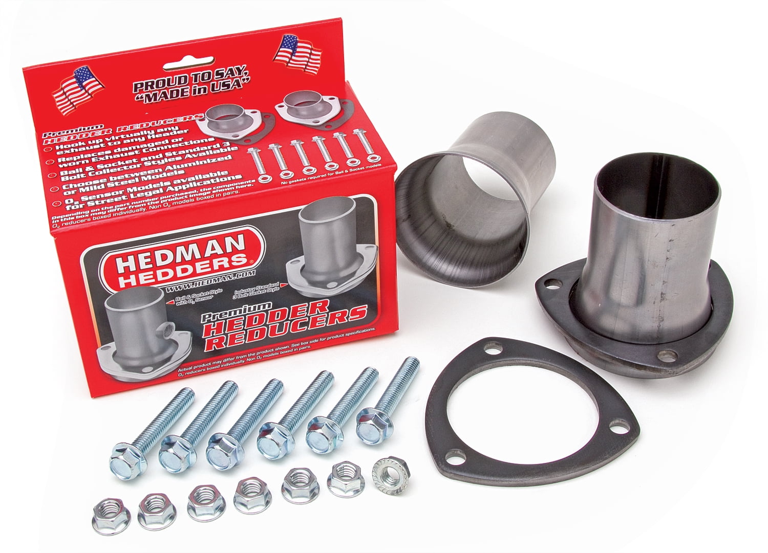 Hedman Hedders 21114 Exhaust Header Reducer Ball And Socket Style; 3