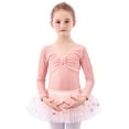 thumbnail image 4 of Agkizg Long Sleeve Leotards for Girls Gymnastics Kids Toddler Tumbling Outfits, Sizes 2-13 Years, 4 of 5