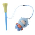 thumbnail image 3 of 5Pcs Golf Rubber Tee With PVC Cartoon Pattern Golf Ball Holder With Handmade Rope Prevent Loss Golf Accessories Golf Gift 5Pcs Random Patterns, 3 of 5