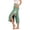 AJK37-Dark Green, variant on Women'S Tear Away Breakaway Capris Pants Hip Knee Ankle Replacement Adaptive Tape Wide Leg Cropped Pant Black S