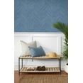 thumbnail image 6 of NextWall Lakeside Chevron Stripe Peel and Stick Wallpaper, 6 of 8