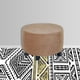thumbnail image 3 of Funda protectora elástica para reposapiés de sofá bajo, redonda, de 18,9 a 21,65 pulgadas, para decoración del hogar Color de cuero, 3 of 8