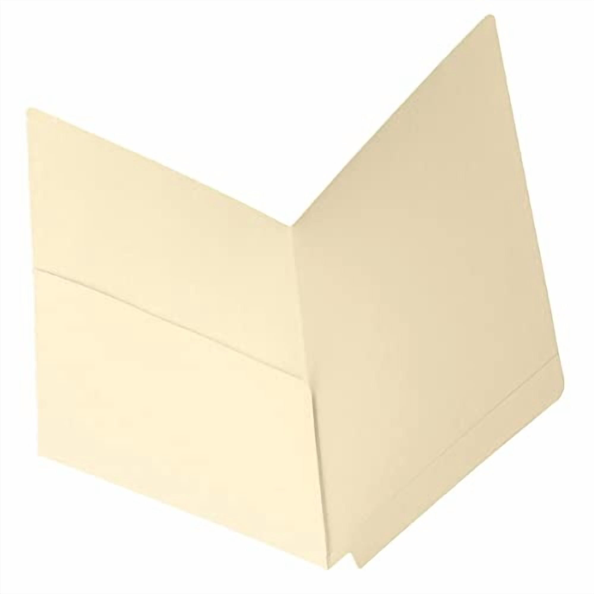 Smead® Manila End-Tab Pocket Folders, Straight Cut, Letter Size, Pack Of 50