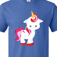 thumbnail image 4 of Inktastic Cute Little Unicorn With Red And Pink Mane, Hearts T-Shirt, 4 of 5