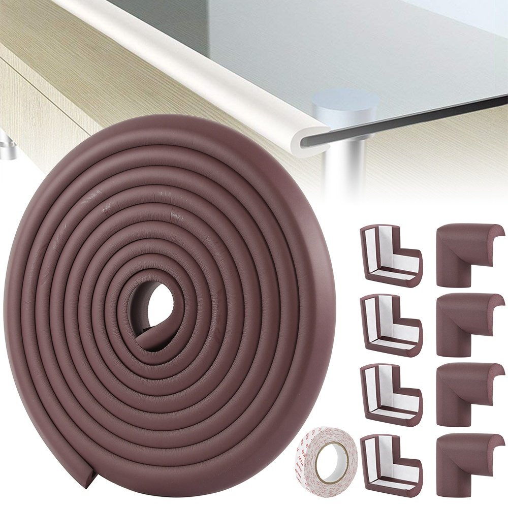 Baby Edge Corner Protector, Child Safety Bumper, Soft Rubber Edge Table