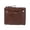 Coffee, variant on gcong Slim Minimalist Zipper Purse for Women Men Compact Card Holder Wallet with Key Ring Organizer