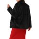 thumbnail image 3 of Abrigo de piel sintética de mujer INSPIRE CHIC con mangas largas, bolsillos, solapa, peludo, cálido, abrigo de invierno, chaquetas esponjosas L Negro, 3 of 5