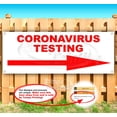 thumbnail image 1 of Virus Testing Right Arrow 13 oz Vinyl Banner With Metal Grommets, 1 of 4