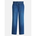 thumbnail image 6 of Scenario Women's Drapey Denim Jeans, Short and Regular Inseam, Sizes XS-XXXL, 6 of 7