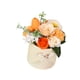 thumbnail image 4 of Caja de regalo con flor de rosa y jabón, escritorio con tarjeta de felicitación, jabón de flores en caja de regalo para el día de la madre, regalo para mujer y mujer Naranja, 4 of 9