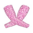 thumbnail image 2 of Haiem Breast Cancer Awareness2 UV Protection Cooling Arm Sleeves for Men and Women UPF 50 Sun Sleeve, 2 of 8