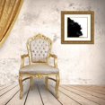 thumbnail image 3 of Saunders, Alonzo 26x26 Gold Ornate Wood Framed with Double Matting Museum Art Print Titled - Sketchy II, 3 of 4