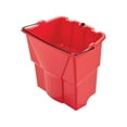 thumbnail image 2 of Pre-Owned Rubbermaid Commercial Products WaveBrake® 18 QT Dirty Water Bucket, Red, for Professional/Janitorial Cleaners for Separating Used Water from Clean Water (2064907), 2 of 13