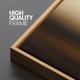 thumbnail image 5 of Large Framed Canvas Wall Art Brown Abstract Landscape Print for Modern Living Room Decoration - 60"x30" Natural Framed, 5 of 7