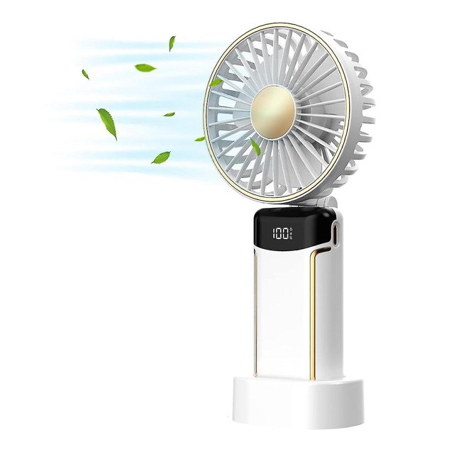 Ventilador portátil yuxing mano Mini ventilador recargable por USB 8 a 20 h blanco
