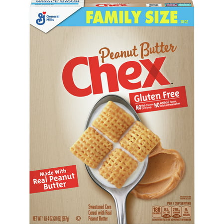 Peanut Butter Chex Cereal, Gluten Free, 20 oz (Best Butter For Your Health)