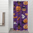 thumbnail image 2 of Halloween Pumpkin Ghost Pattern Shower Curtain 36"x72" ,Bathroom Decorative Shower Curtains Set with 12 Hooks,Modern Waterproof Washable Shower Curtain, 2 of 6